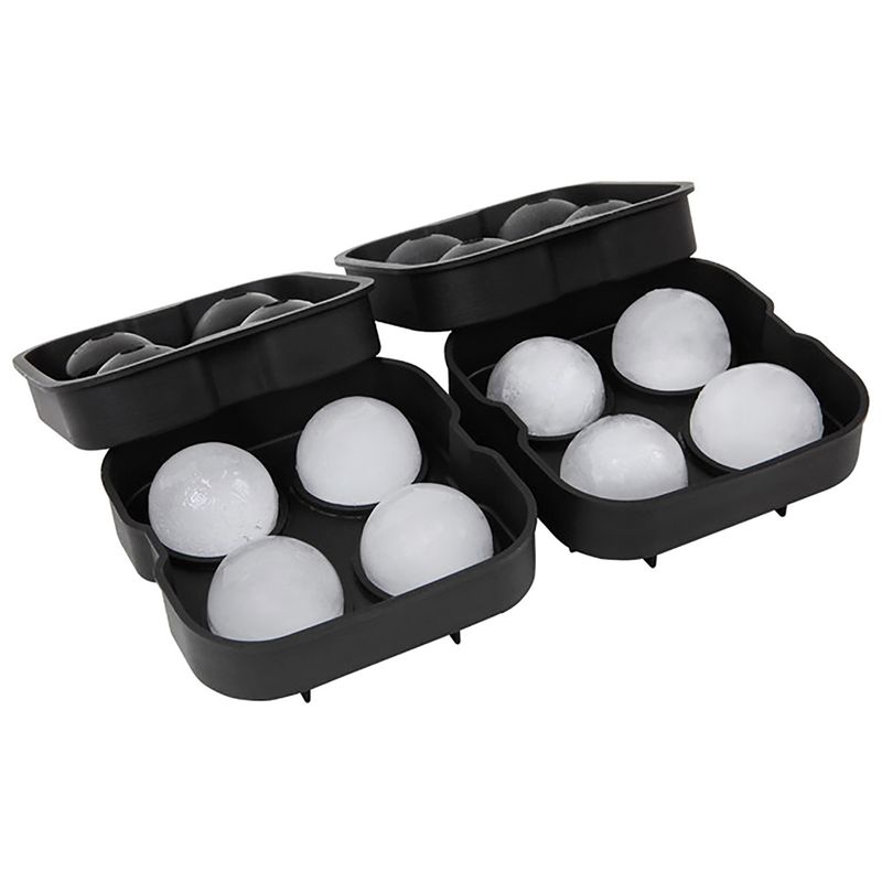 Groovy 4 Piece Ball Silicone Ice Mold (GRV-013)