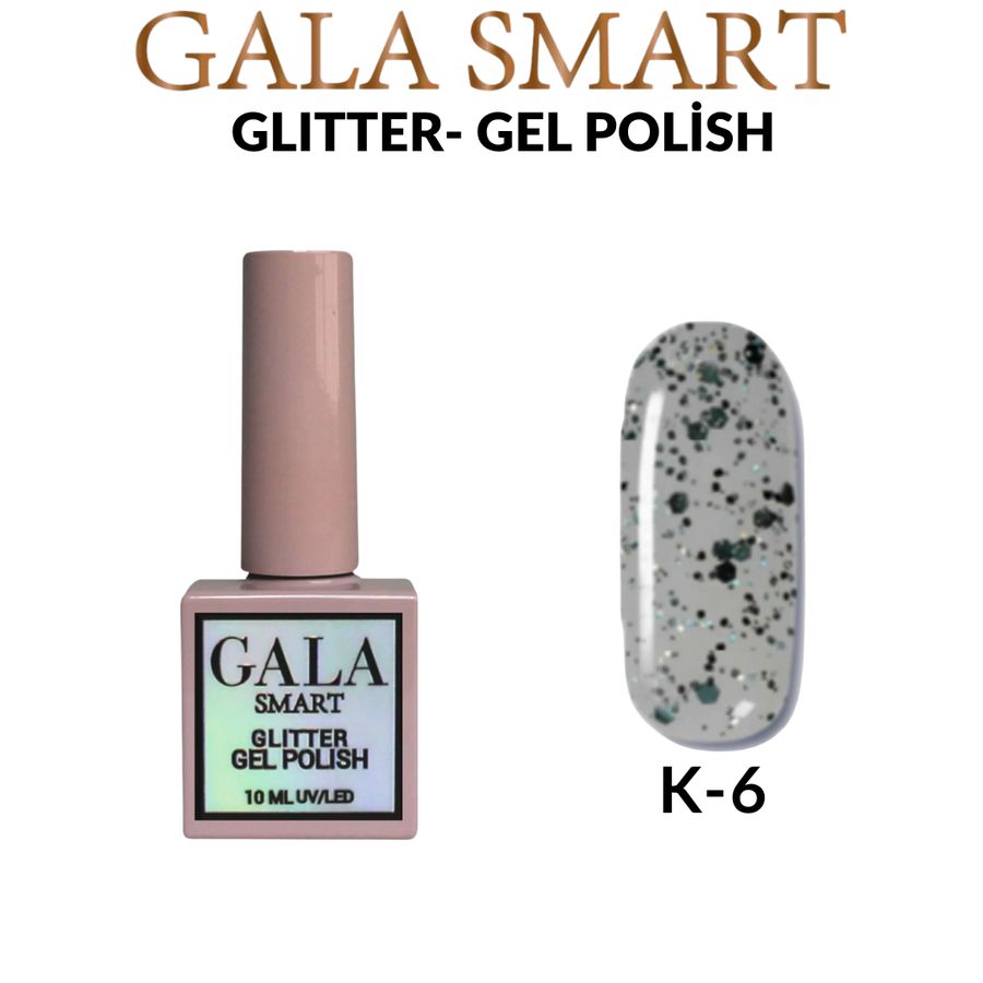 Glitter Gel Polish - 10 ml K-06
