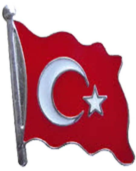 Turkish Flag Badge