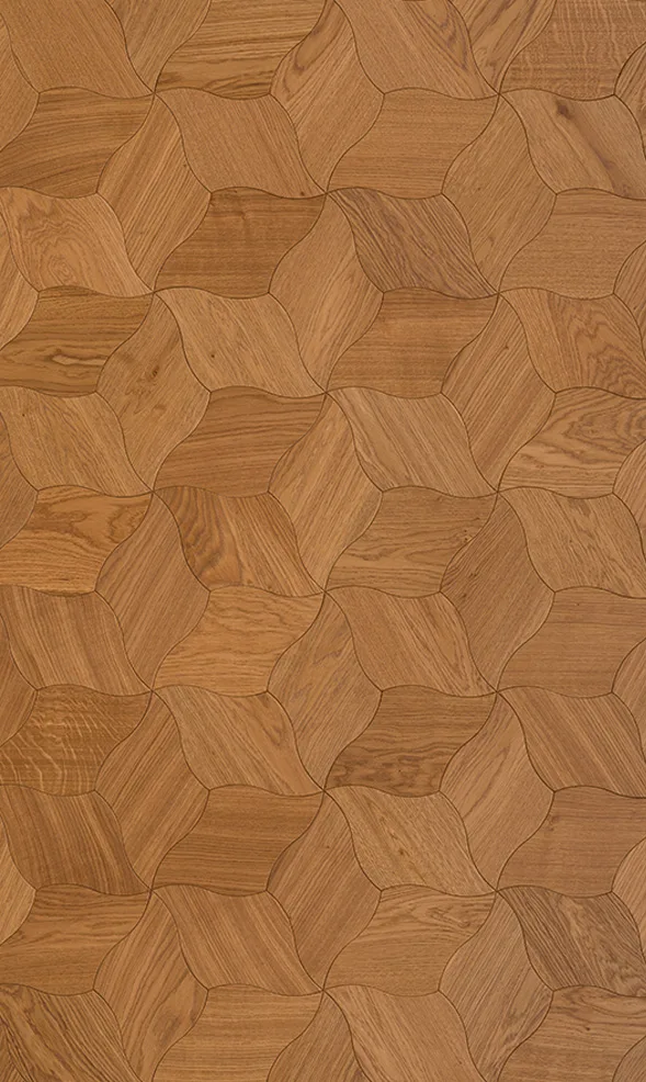Onda Modern Marquetry Wood Parquet