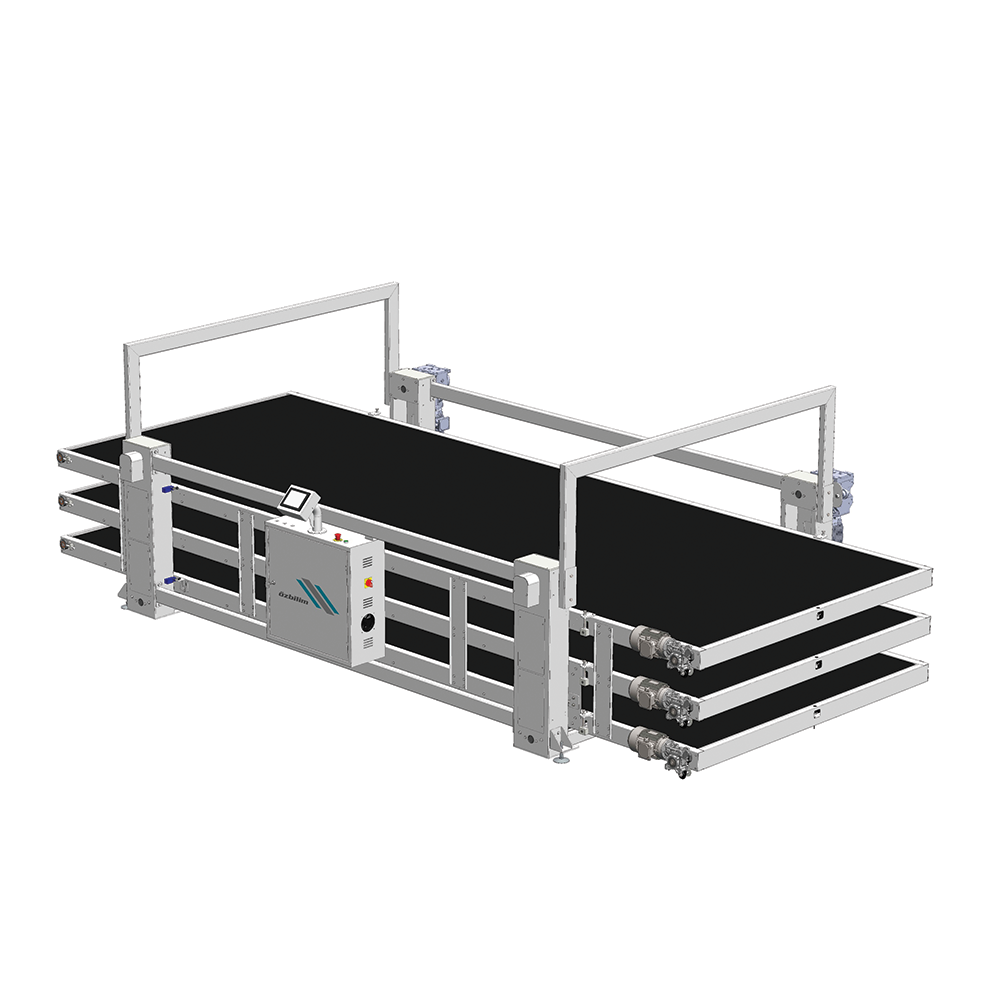 Multi-Level Conveyor Table for Fabric Feeding