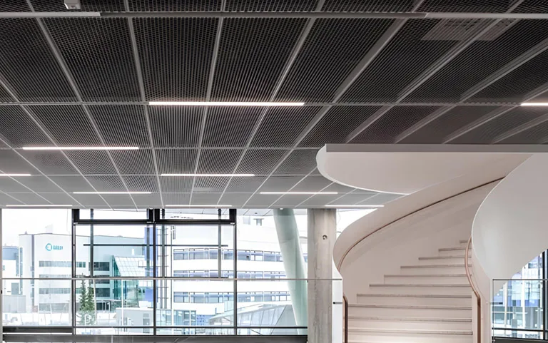 Hook-on Mesh suspended ceiling