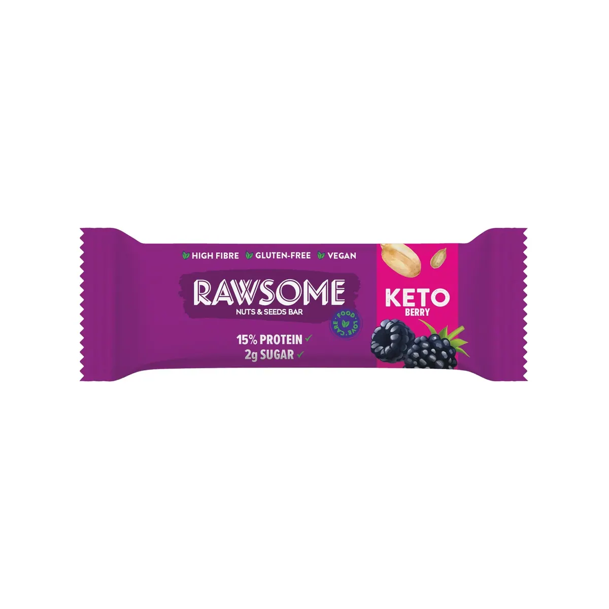 بار بروتين Keto Berry 40 غ قطعة واحدة