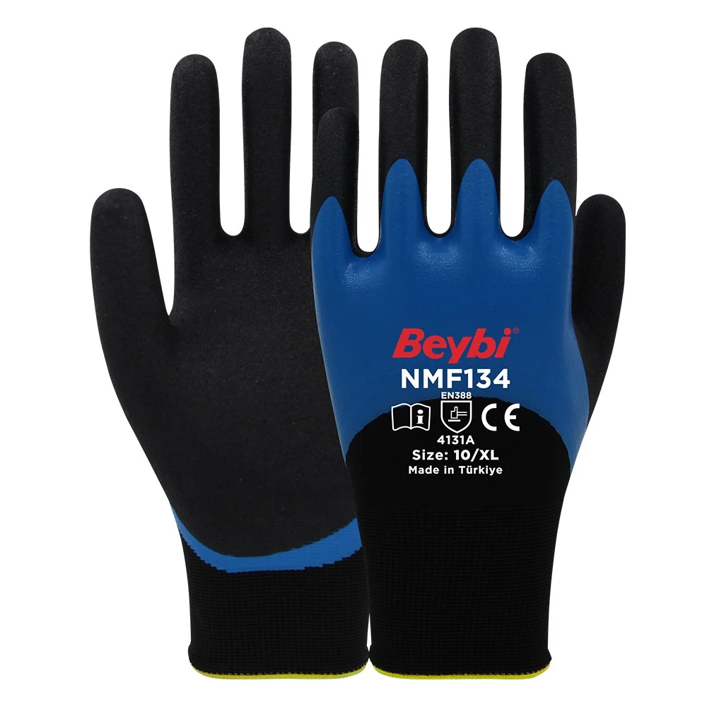 NMF134 Micro Foam Nitrile Coated Polyester Knitted Gloves