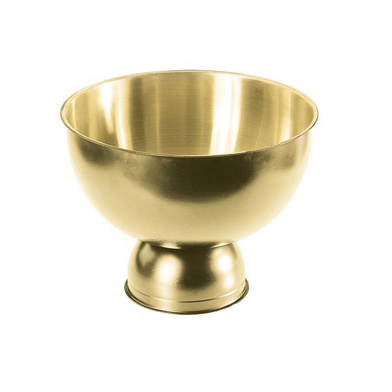 Steel Punch Bowl (Gold) (BRD-3077-ALTIN)