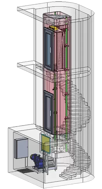 Aries 250 MR-D Complete Elevator System