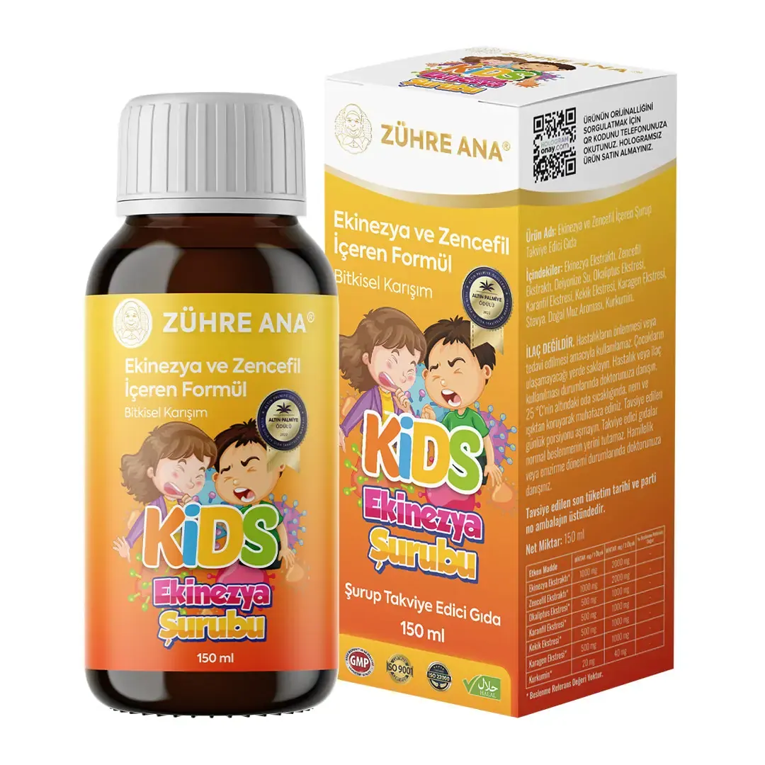 Zuhre Ana Kids Echinacea & Ginger Syrup