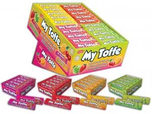 Mixed Fruit Soft Candy Toffe My Toffe - Display Box