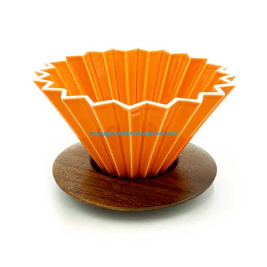 ASD-20 EPK-2627 ceramic dripper with wooden stand