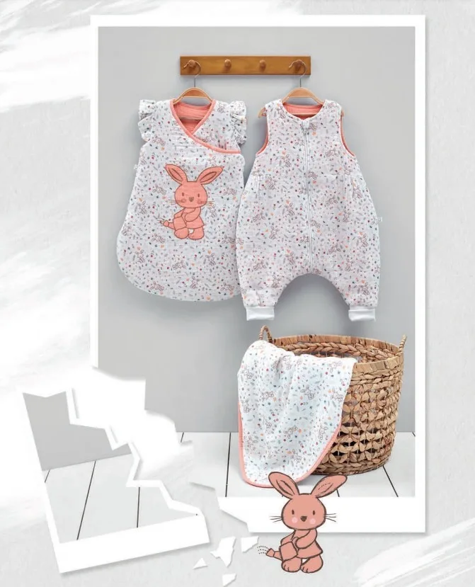 Printed Padded Baby Blanket and Swaddle