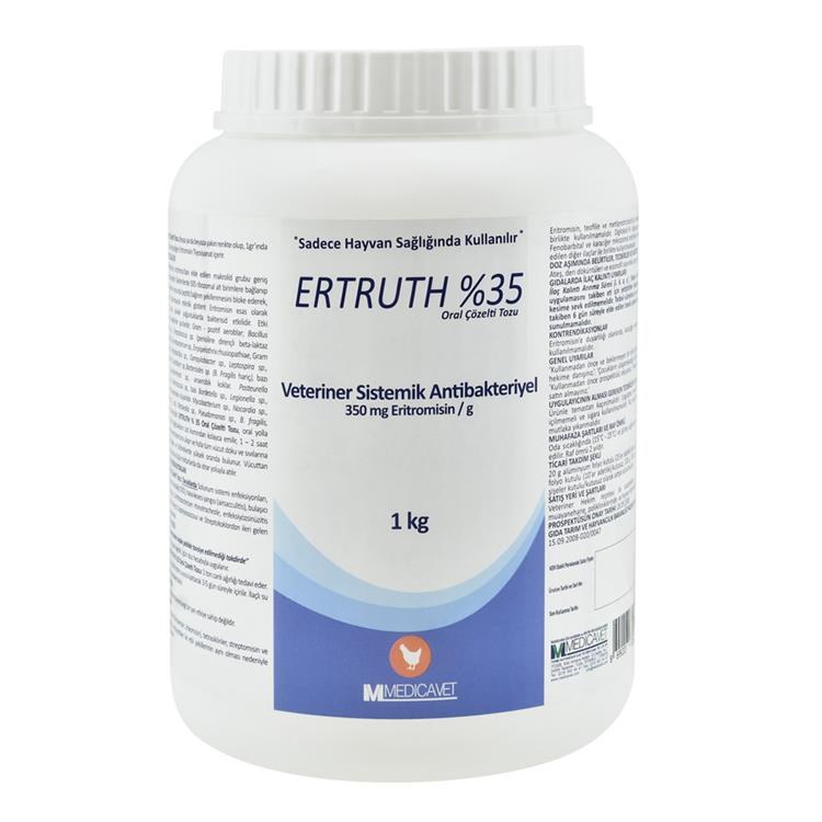Ertruth 35% — Water-Soluble Powder (Erythromycin)