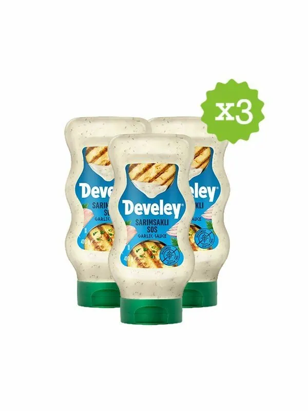 صلصة ثوم DEVELEY 410 غ 3 قطع
