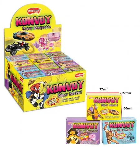 Maket Konvoy Sugared Gum with Toy