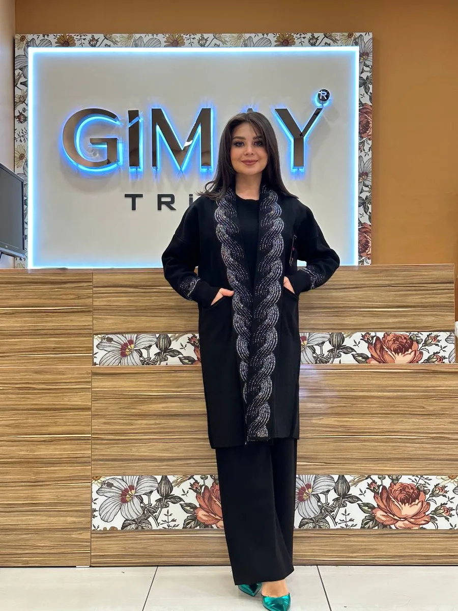 Gimay Triko three-piece knit set model 22063