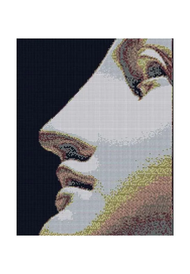 لوح موزاييك ألمنيوم — نقش ART5008