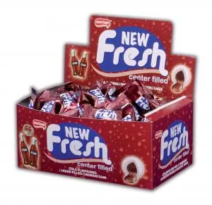 Fresh New Fresh Liquid Filled Cola Bubble Gum