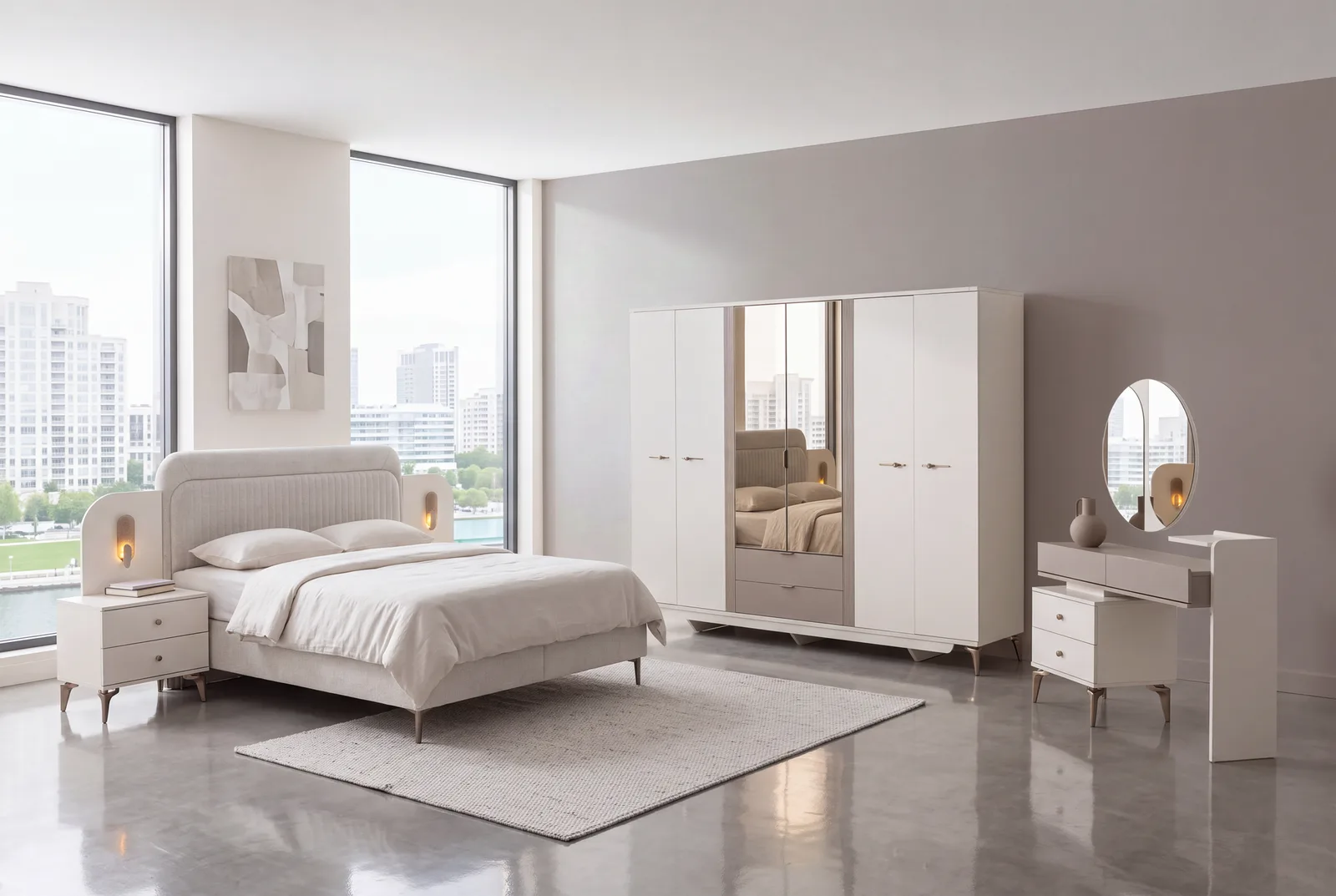 Pier bedroom set