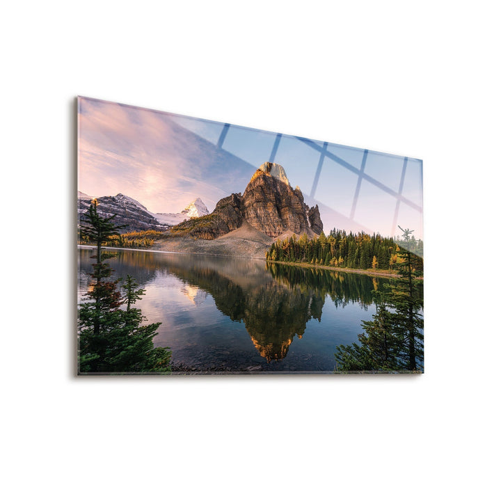 Majestic Reflection glass wall art GLC0264