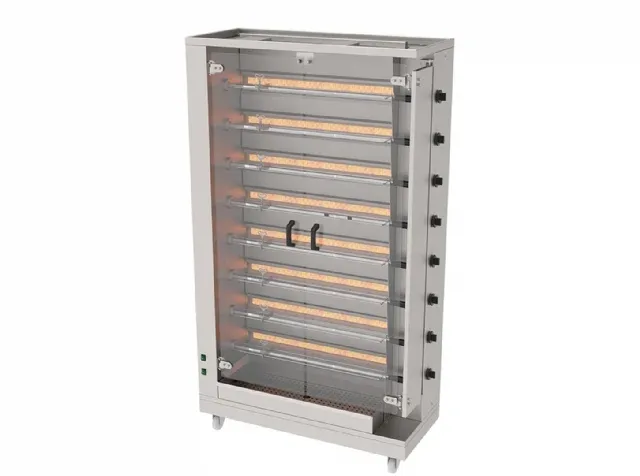 شواية دجاج دوارة تعمل بالغاز أتالاي APMG-08