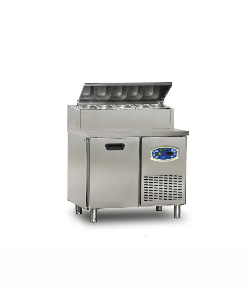 22TBF1S-PA70 one-door short undercounter pizza prep refrigerator