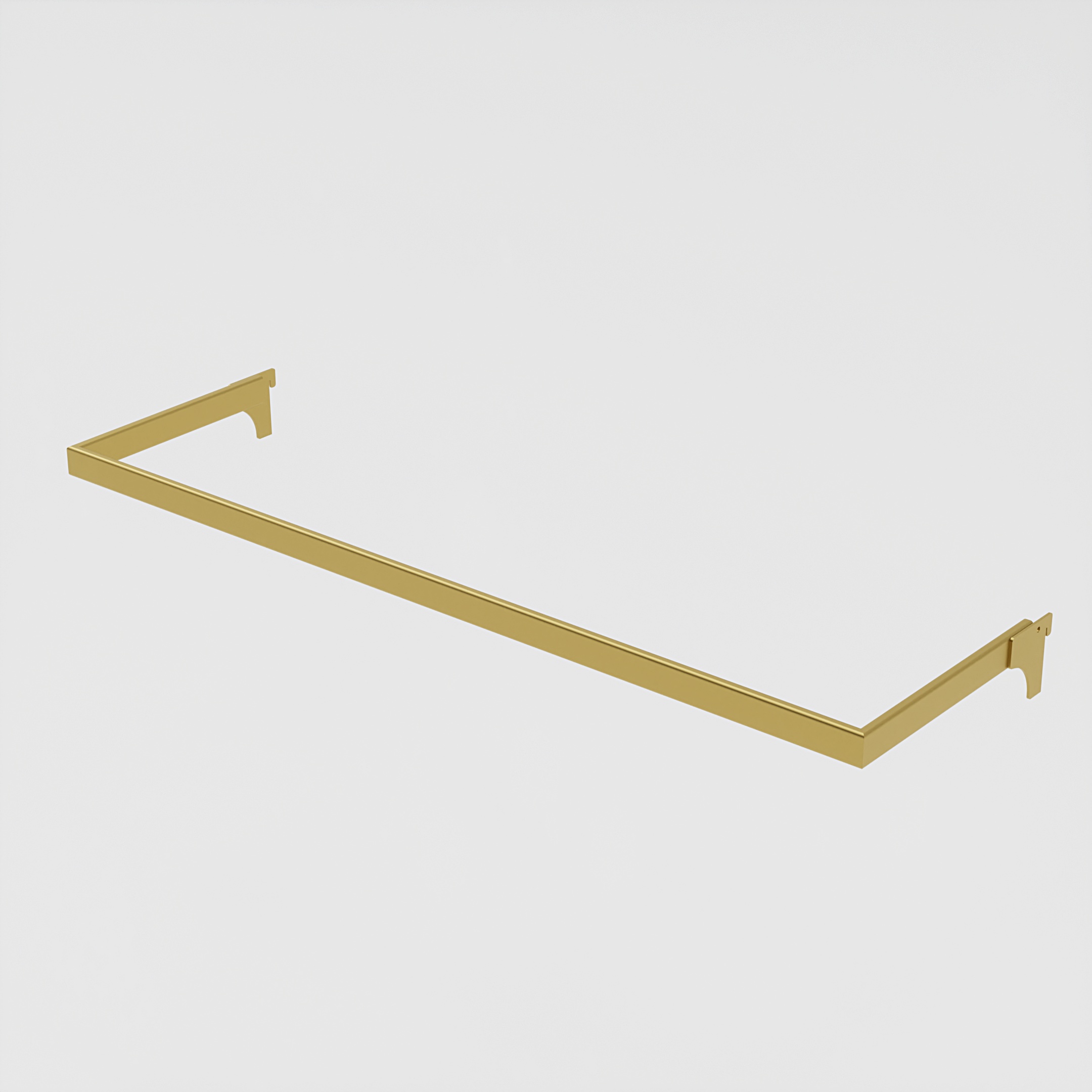نظام علاقات مع خطاف U 60 cm – ذراع تعليق معدني يُركّب على العمود – تجهيزات علاقات للمتاجر والبوتيكات-03
