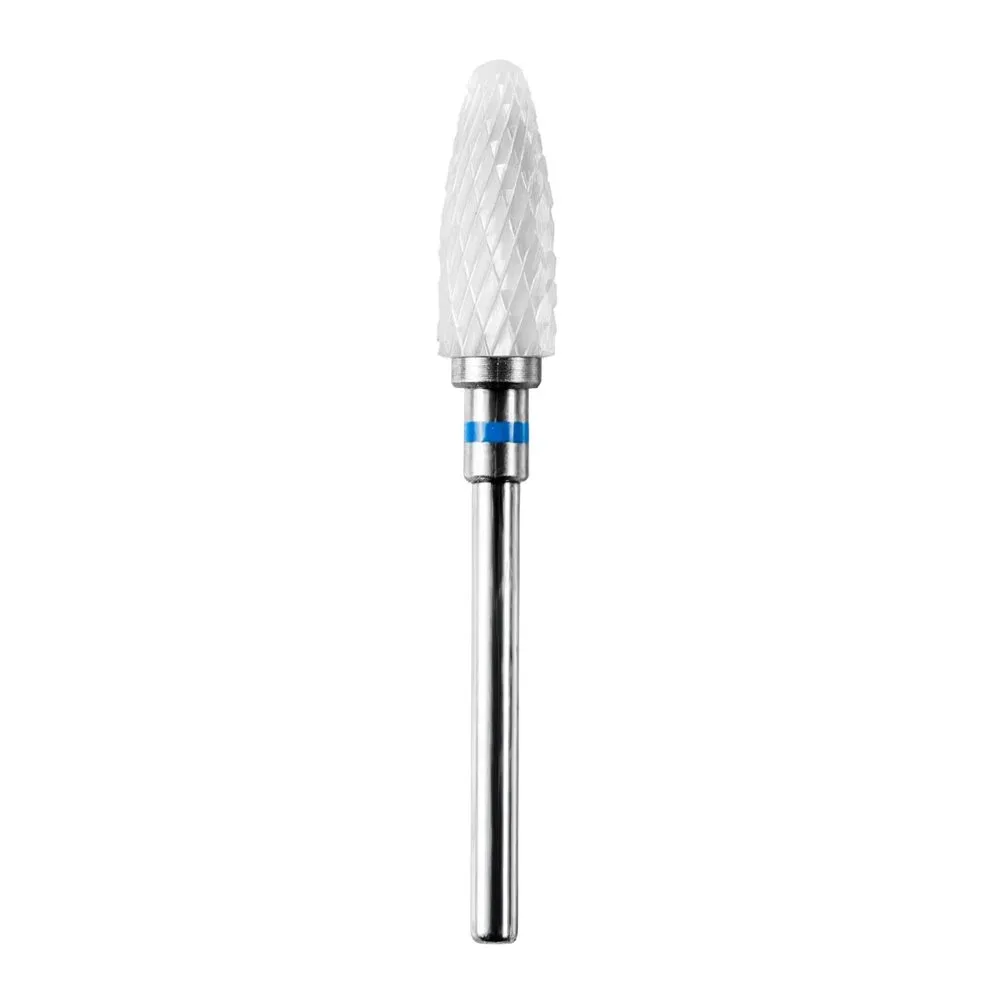 Blue ceramic gel-removal drill bit