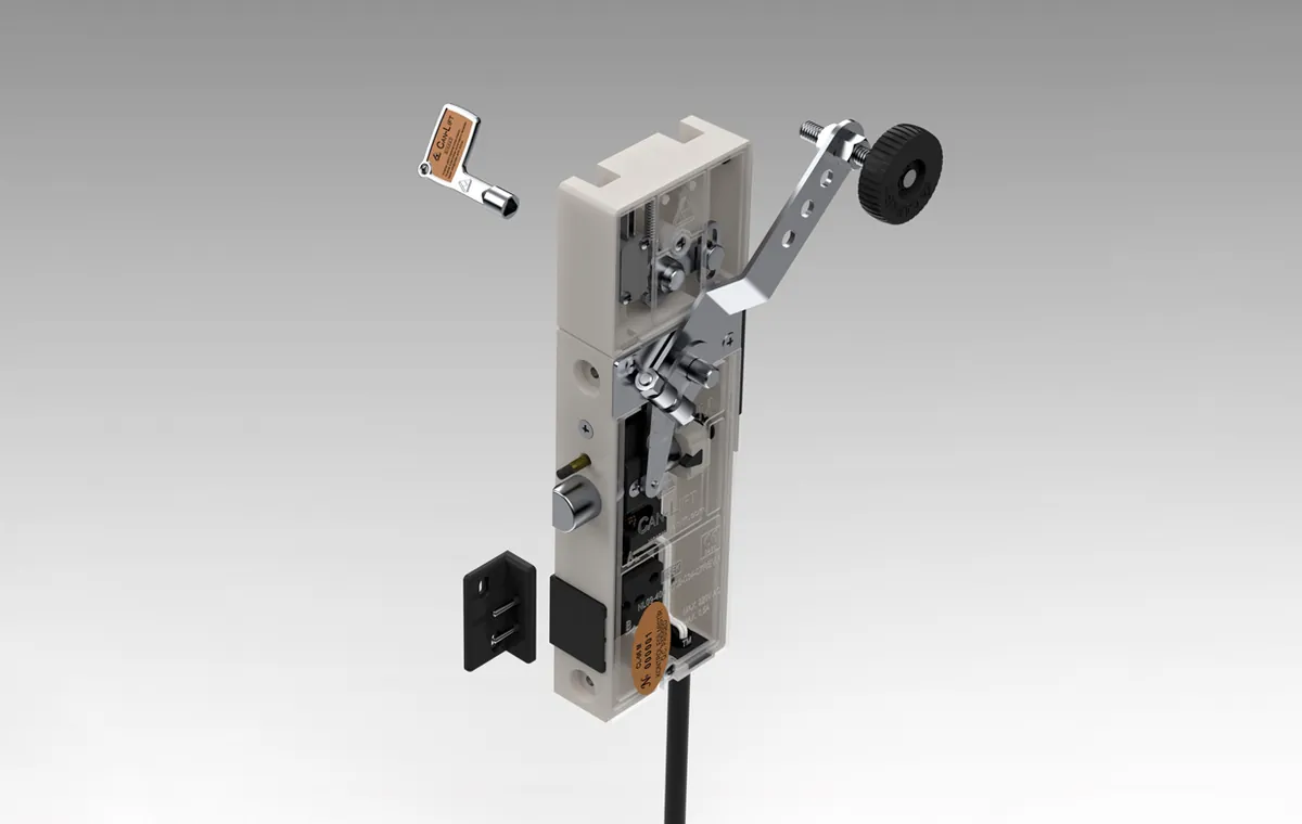 قفل باب الطابق ثنائي اللسان CL-06 M-ASW