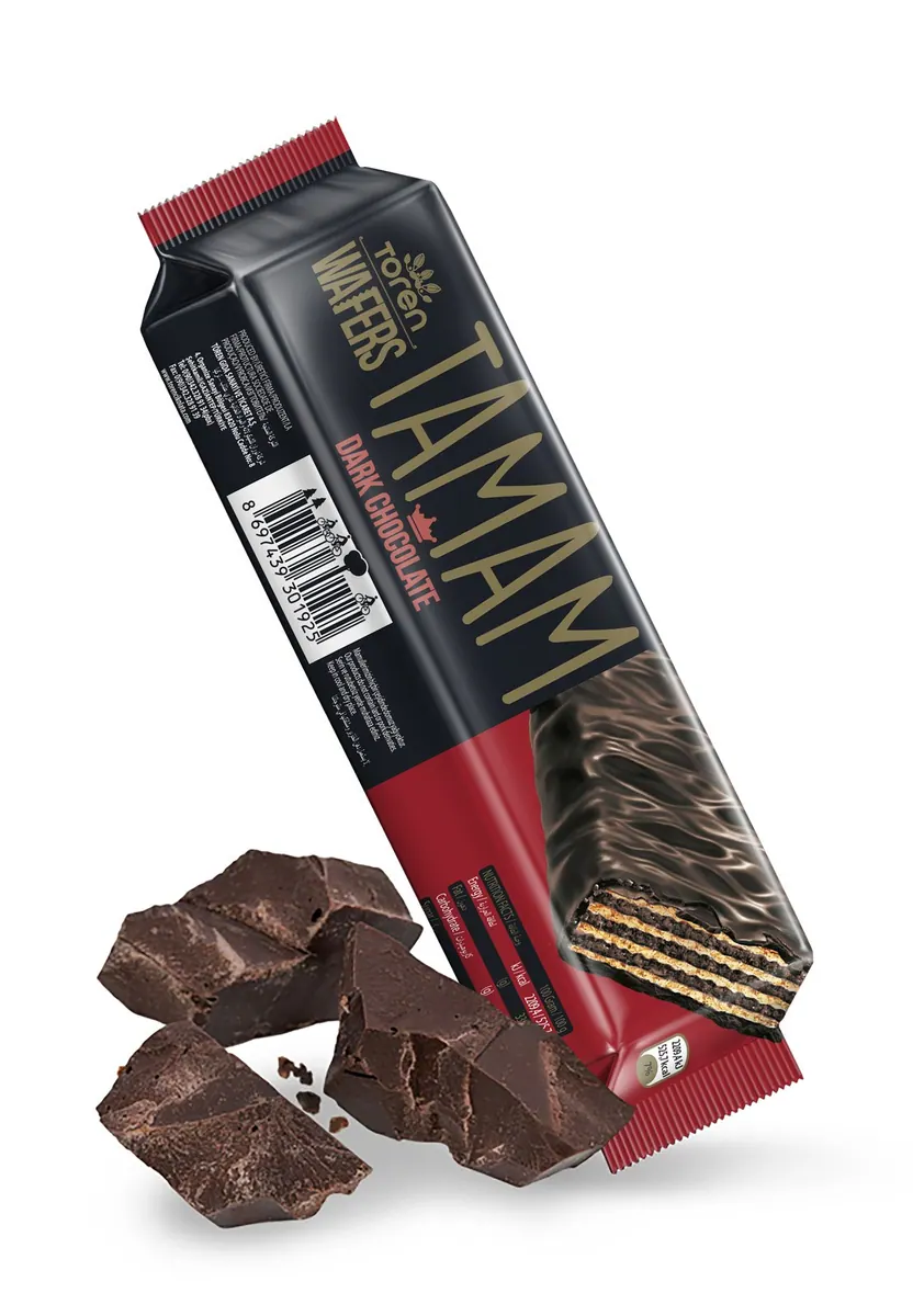 Tamam Dark Chocolate Coated Wafer With Cocoa Cream