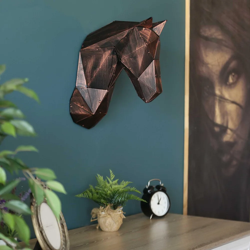 Custom Bold Metal Horse Wall Decor