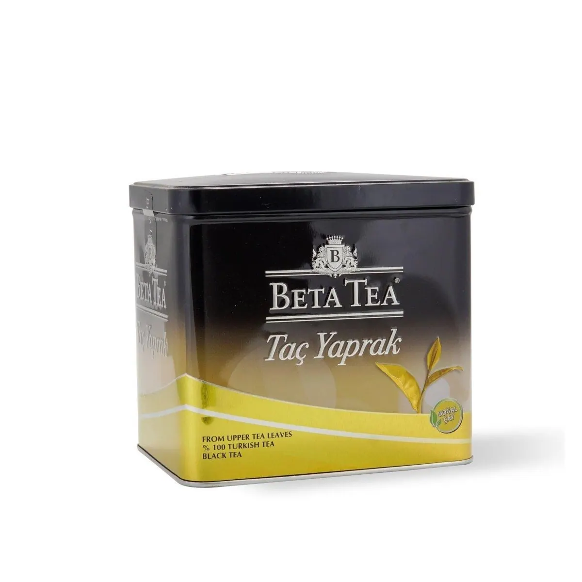 Beta Tea شاي تركي تاج الورق 400 غرام علبة معدنية