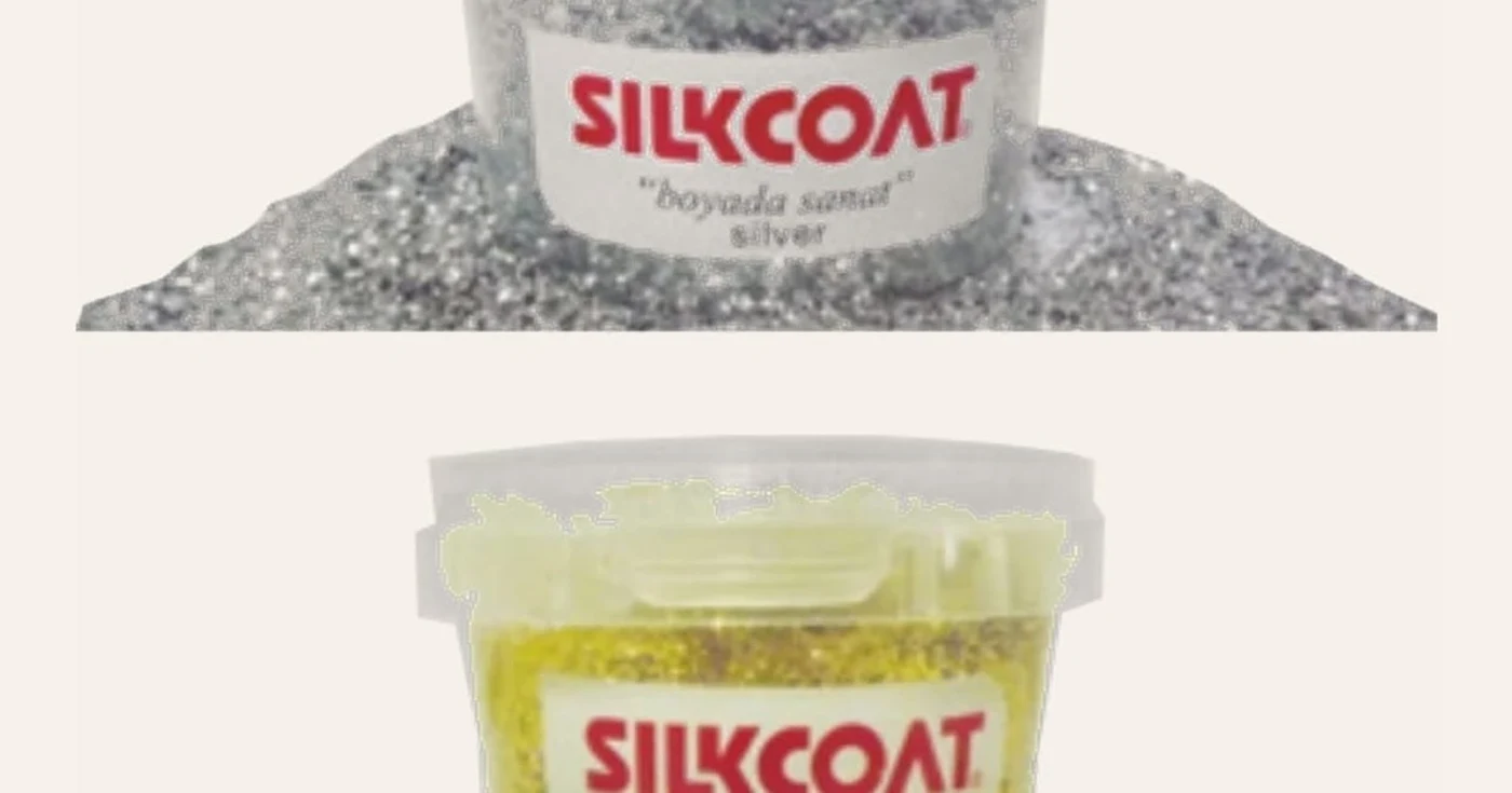 Silver and Gold Glitter