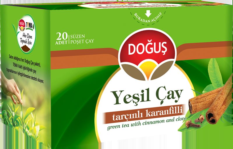 شاي أخضر Dogus بالقرفة والقرنفل
