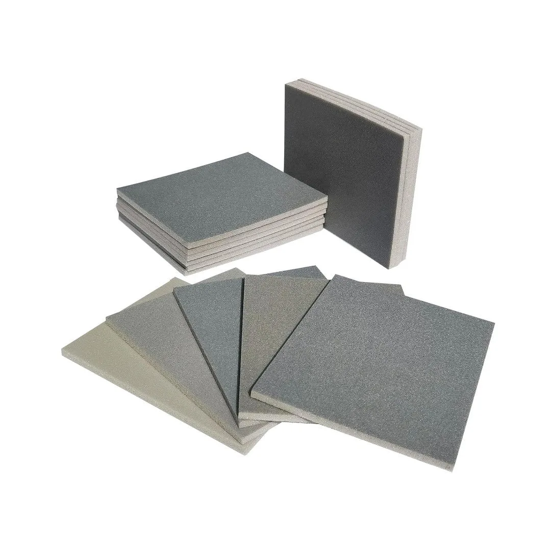 Grey foam sanding pad 280 grit 70x110 mm