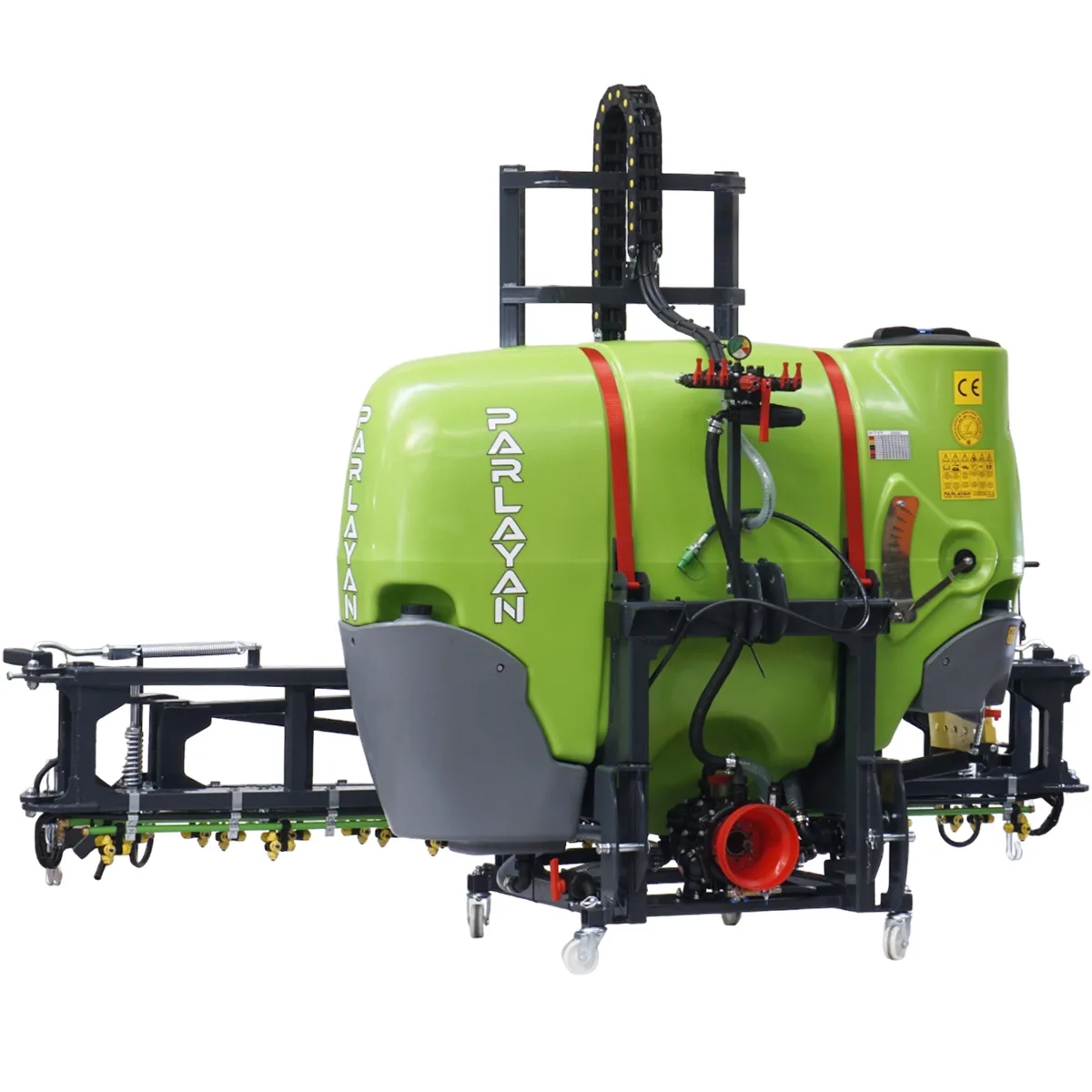 Mounted field sprayer with 12/15/18 m boom