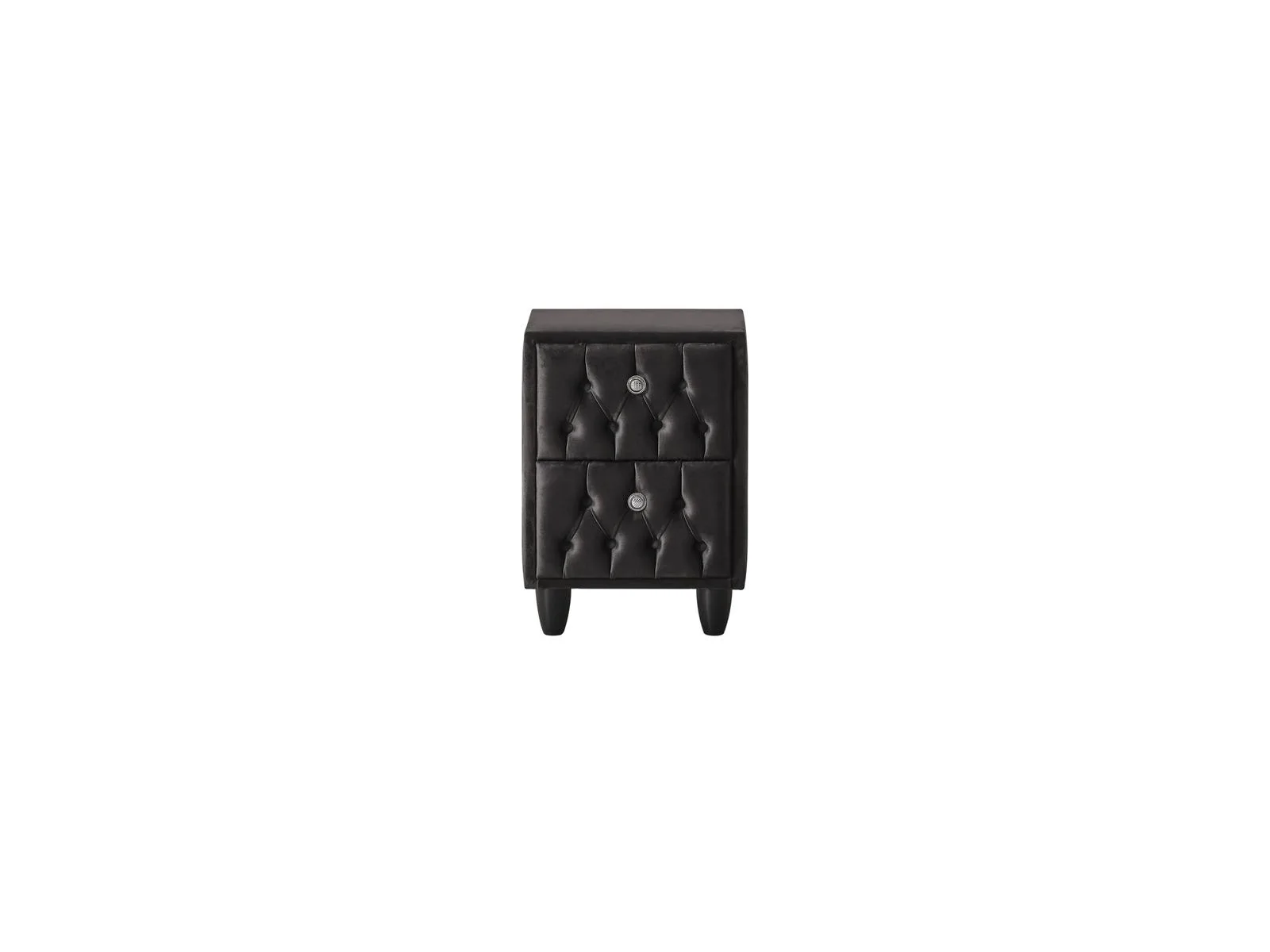 Silver nightstand