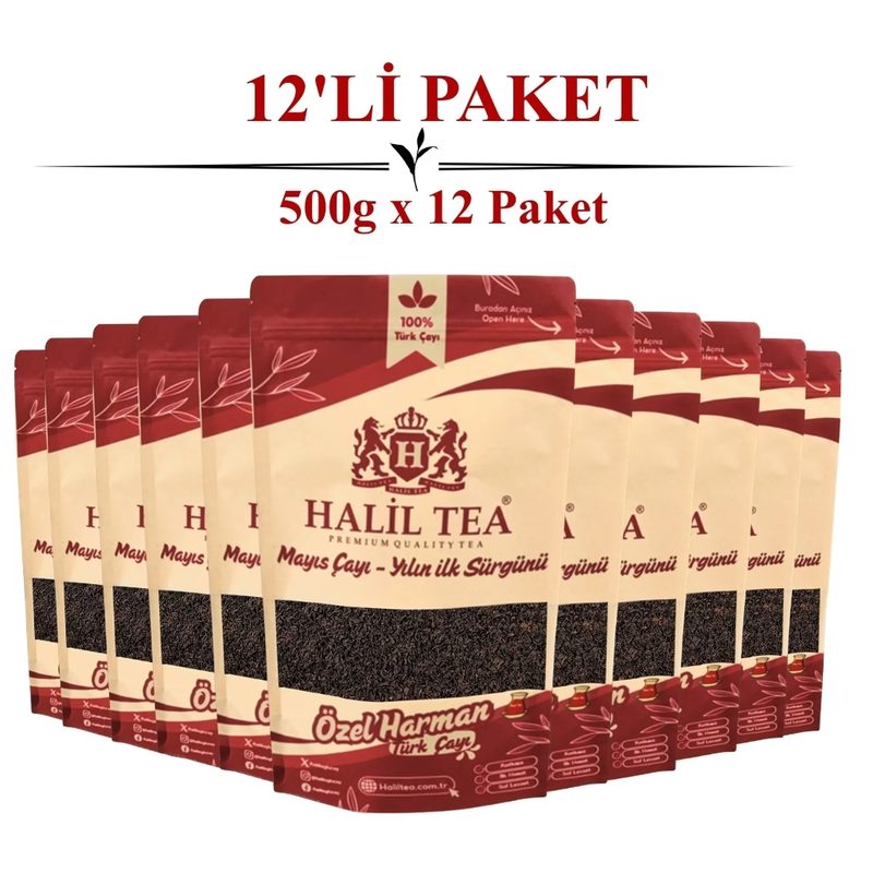 شاي مايو خلطة خاصة Halil Tea 500 غ × 12