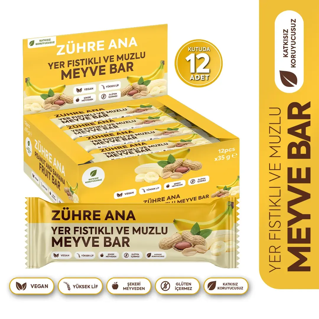 Zuhre Ana Peanut & Banana Fruit Bar