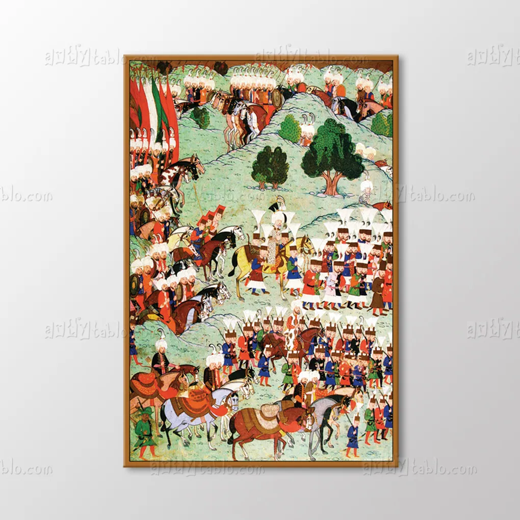 Kanuni Ve Ordusunun Zigetvar'a Dogru Ilerleysi canvas wall art