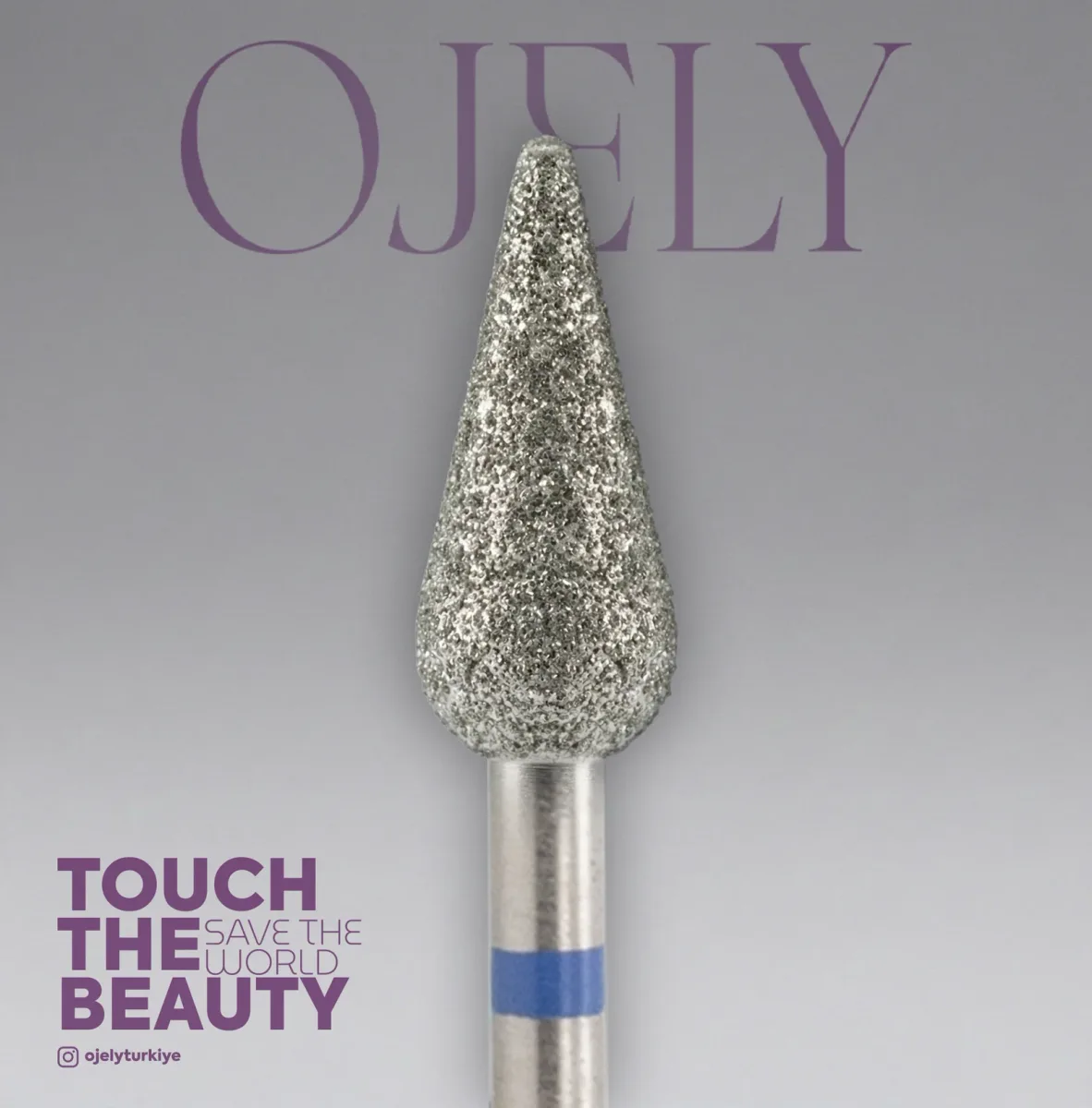 Blue spear-shaped drill bit no. 050