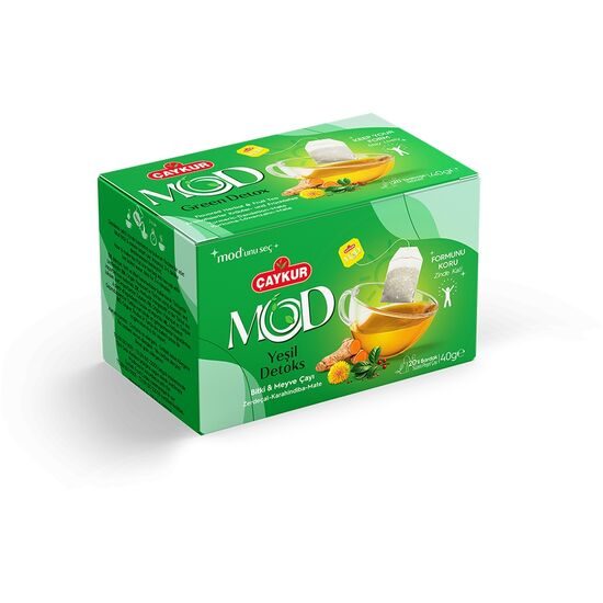 شاي Mod ديتوكس أخضر CAYKUR 40 غرام (منتج جديد)
