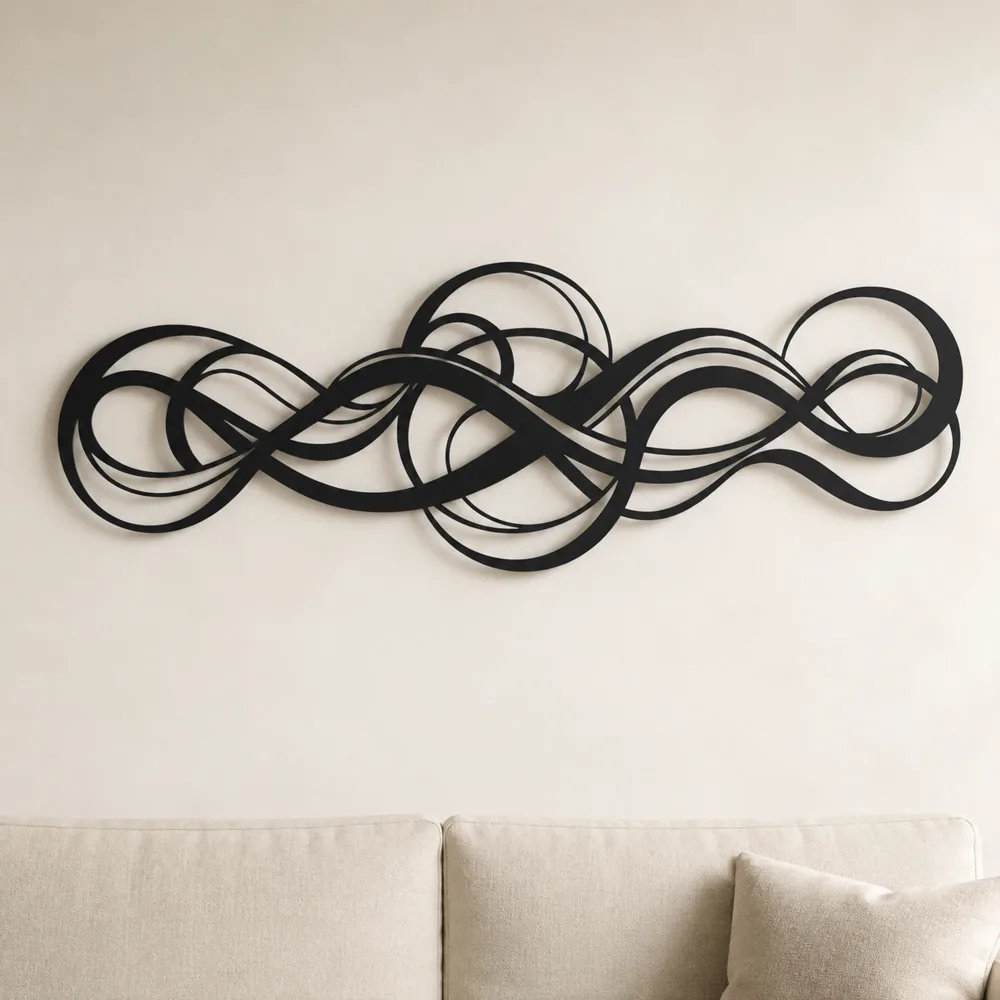 Endless Motion Panorama Metal Wall Art