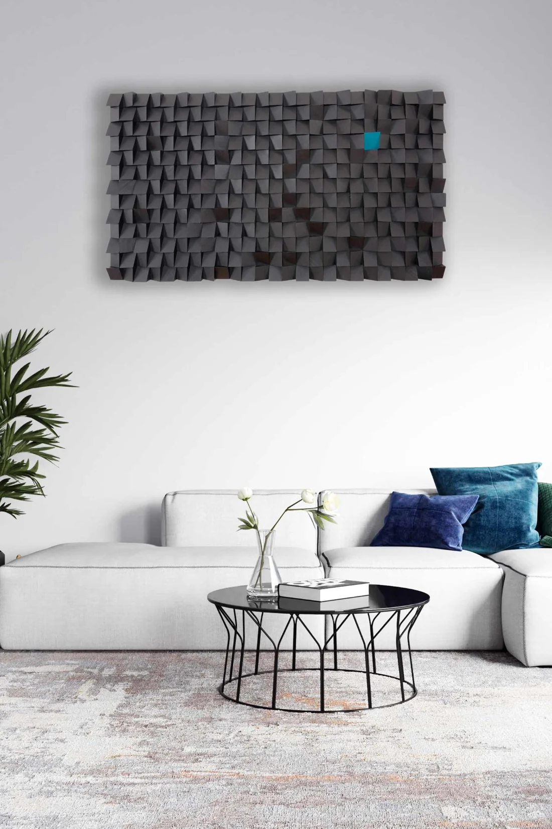 SpaceLight Mosaic Wooden Wall Panel