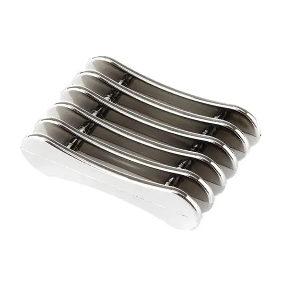 Brush holder, silver