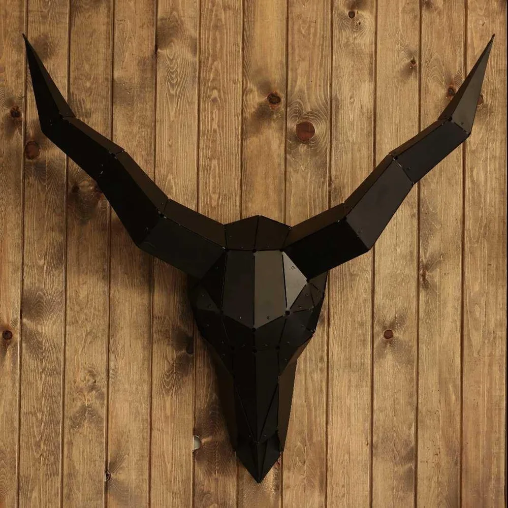 Skull XL Metal Wall Decor