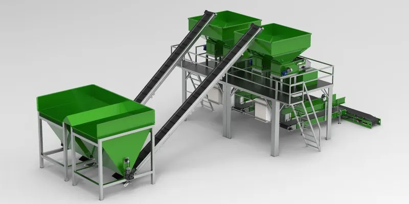 Double Weighing Automatic Bag Filling Machine