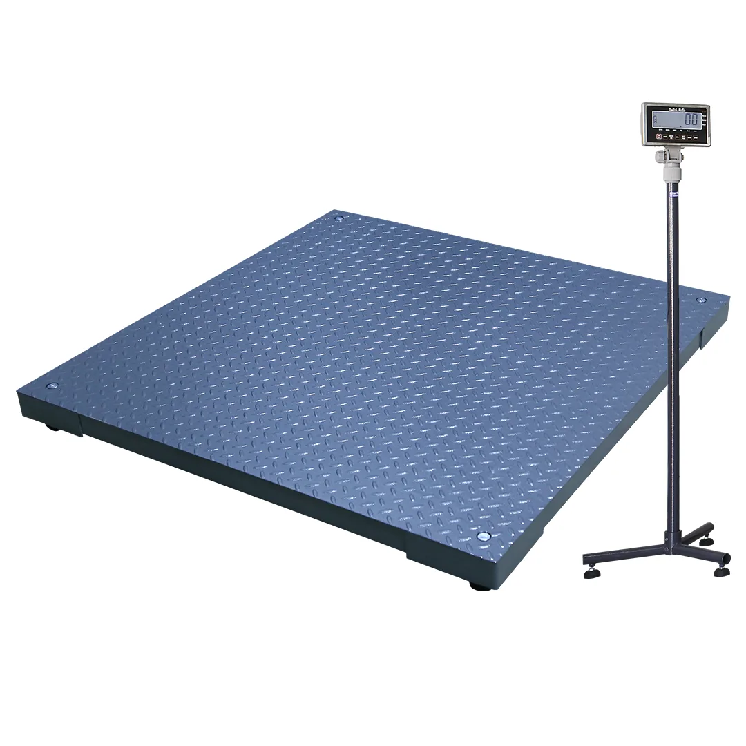 single chassis recessed platform scale