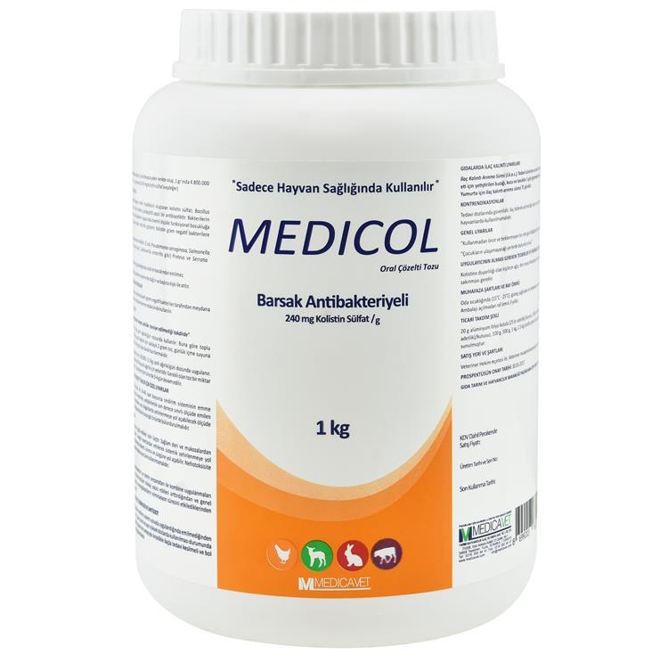 Medicol — Water-Soluble Powder (Colistin Sulphate 4,800,000 IU/g)