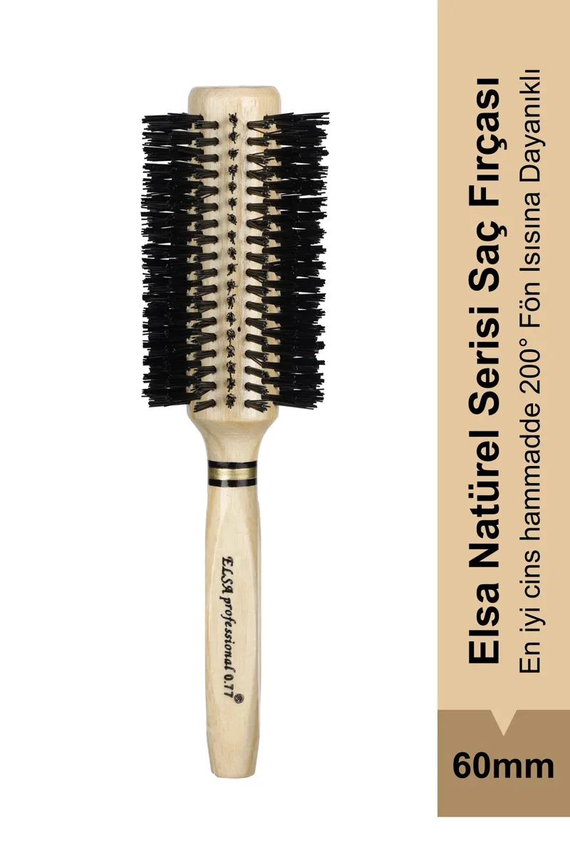 0.77 natural 60 mm blow-dry brush