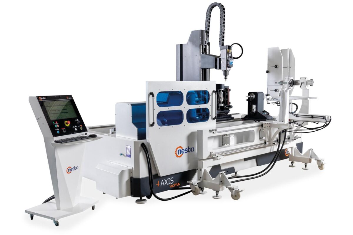 مخرطة خشب CNC Ultra بأربعة محاور
