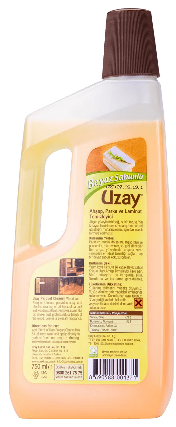 Uzay Wood and Parquet Cleaner 750 ml